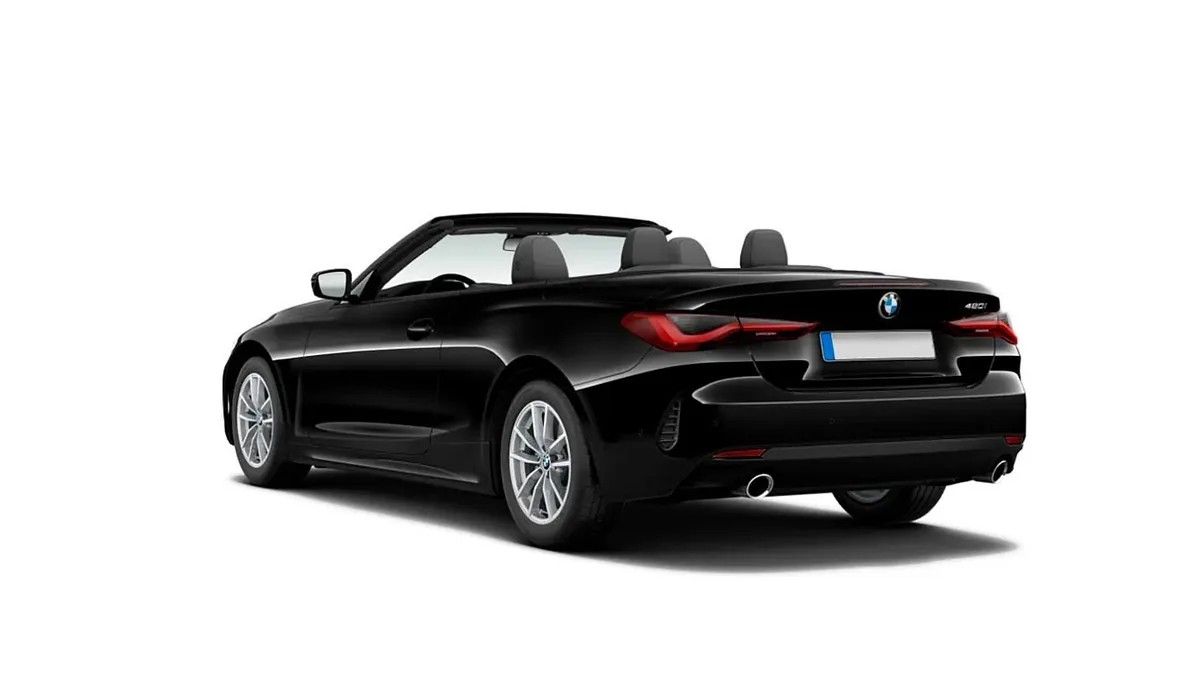 BMW Serie 4 420i Cabrio en renting en Málaga — Lateral