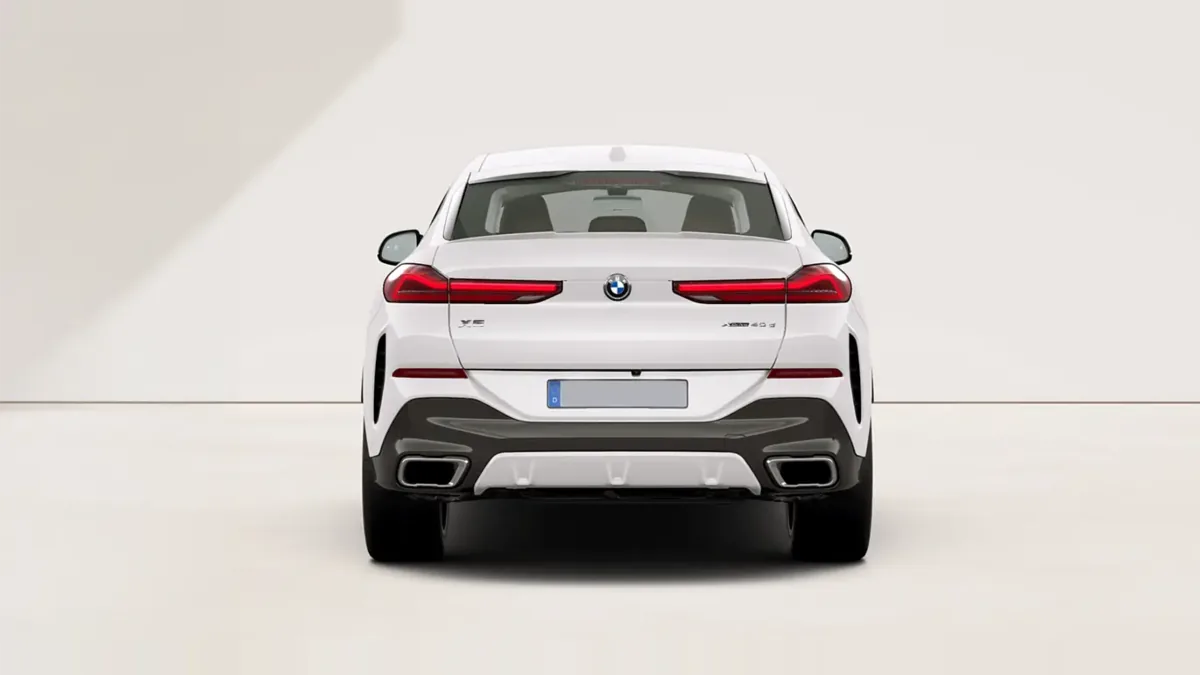 BMW X6 xDrive 40d M Sport en renting en Málaga — Trasera