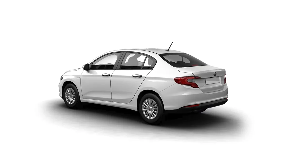 Fiat Tipo Sedán 1.6 Diésel 96kW (130CV) en renting en Málaga — Trasera