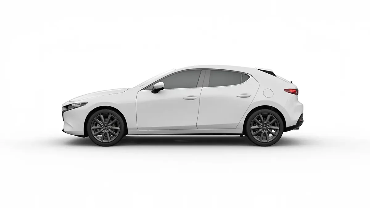 Mazda 3 E-Sky G MHEV Centre-Line en renting en Málaga — Trasera